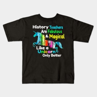 History Teacher Kids T-Shirt